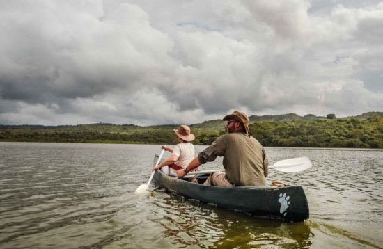 Canoeing in Arusha national park